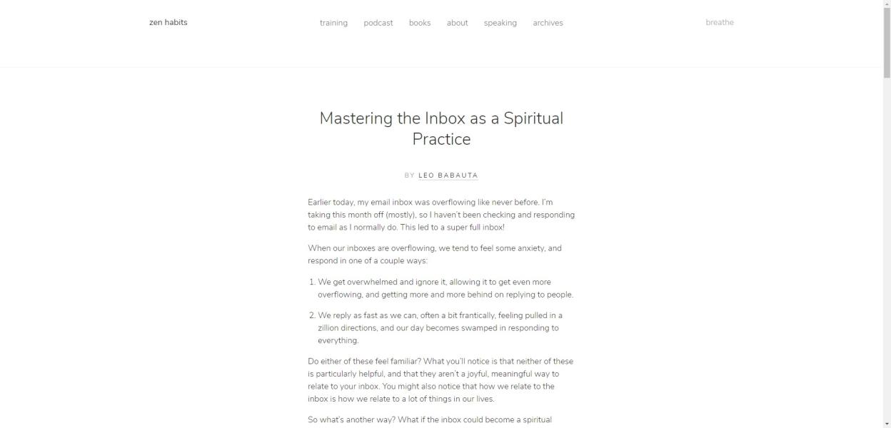 Zen Habits