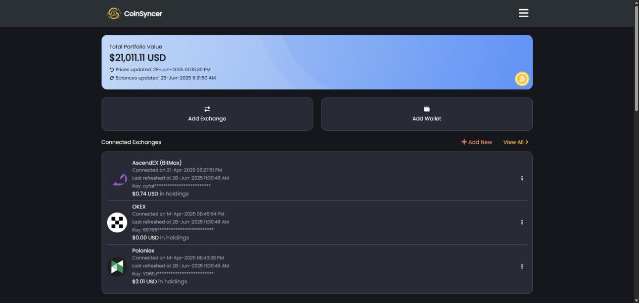 Crypto Portfolio Tracker