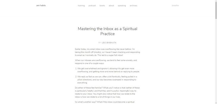 Zen Habits